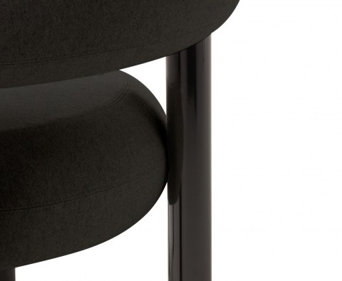 Fat Lounge Chair Black Detail 2